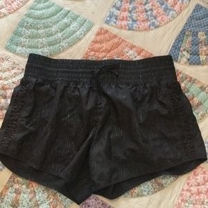 Black athletic shorts